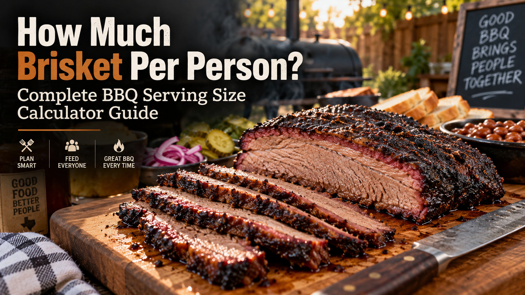 How Much Brisket Per Person? Complete BBQ Serving Size Calculator Guide