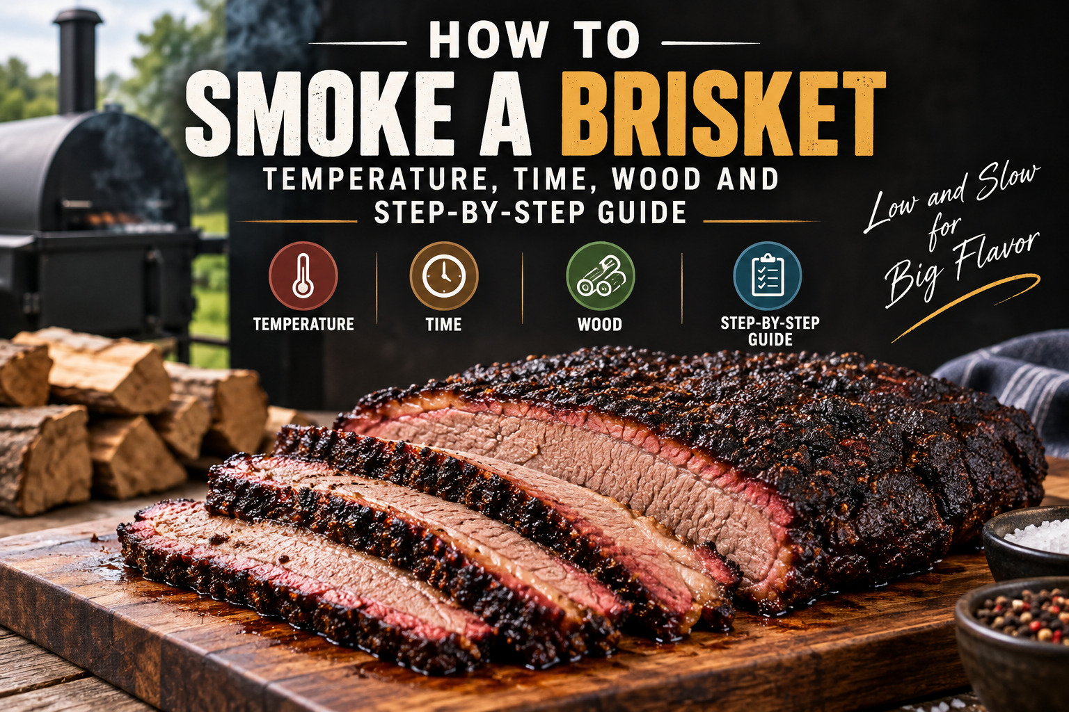 How to Smoke a Brisket: Temperature, Time, Wood and Step-by-Step Guide
